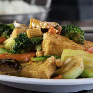 Fried Tofu with Eggplant